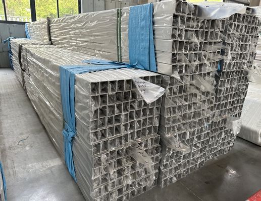 1.5&quot; X 3.0&quot; X 0.065&quot; 304L 직사각형 스테인레스 스틸 304L 파이프 홀 섹션