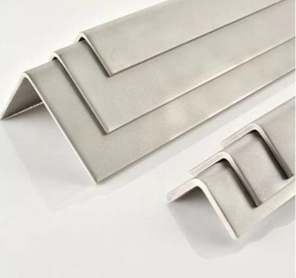100 X 50mm 스테인리스 스틸 프로필 L 모양 불균형 각 바 304 등급